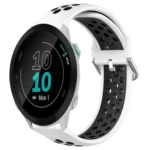 20mm Perforated Breathable Sports Silicone Watch Band