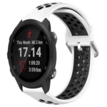 20mm Perforated Breathable Sports Silicone Watch Band