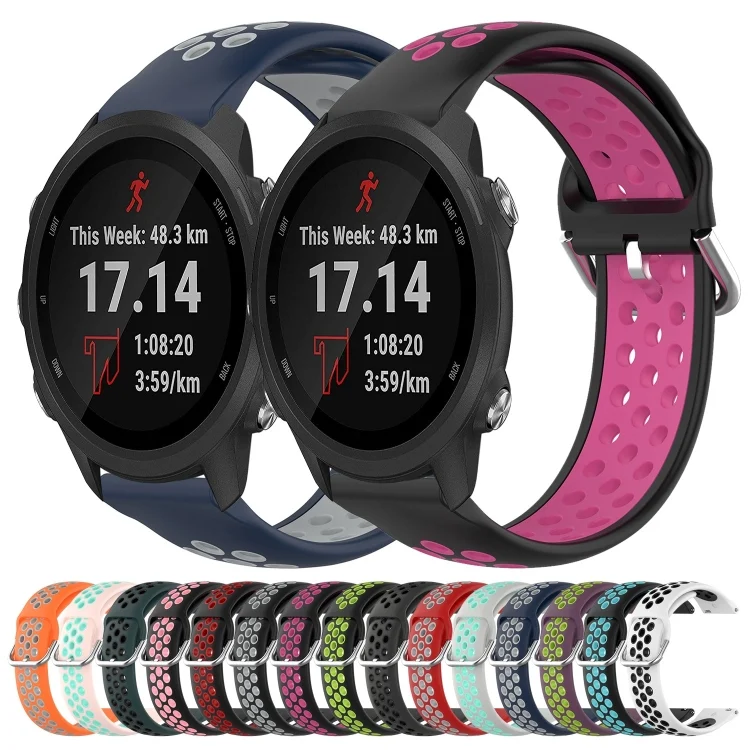 SYA002151614_B1.webp 20mm Perforated Breathable Sports Silicone Watch Band - Image 2
