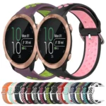 20mm Perforated Breathable Sports Silicone Watch Band - Image 2