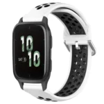 20mm Perforated Breathable Sports Silicone Watch Band