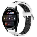 22mm Perforated Breathable Sports Silicone Watch Band