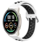 22mm Perforated Breathable Sports Silicone Watch Band