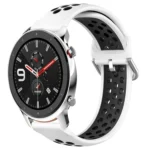 22mm Perforated Breathable Sports Silicone Watch Band