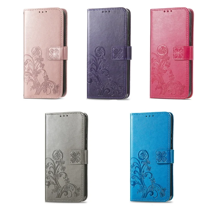 SYA0021604_B1.webp Four-leaf Clasp Embossed Leather Phone Case, For Xiaomi Redmi  Note 13 Pro 4G, For Xiaomi Redmi Note 13 4G, For Xiaomi Redmi K70E, For Xiaomi 14 Pro - Image 2