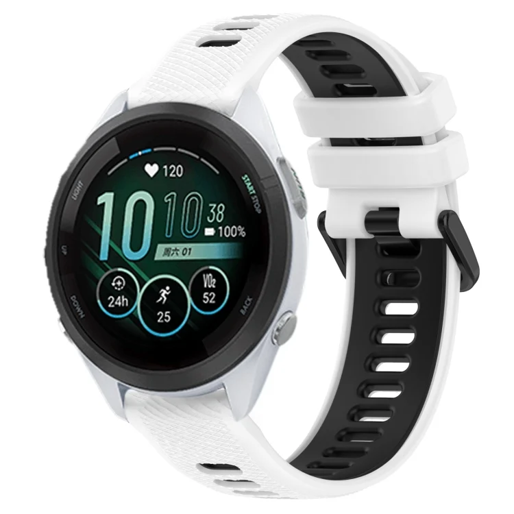 18mm Sports Two-Color Silicone Watch Band