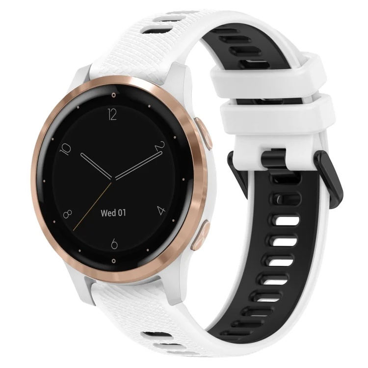 18mm Sports Two-Color Silicone Watch Band