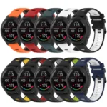 20mm Sports Two-Color Silicone Watch Band - Image 2