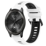 20mm Sports Two-Color Silicone Watch Band