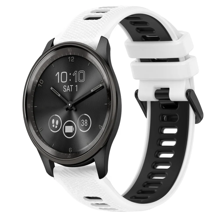 20mm Sports Two-Color Silicone Watch Band