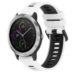 20mm Sports Two-Color Silicone Watch Band