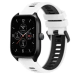 20mm Sports Two-Color Silicone Watch Band