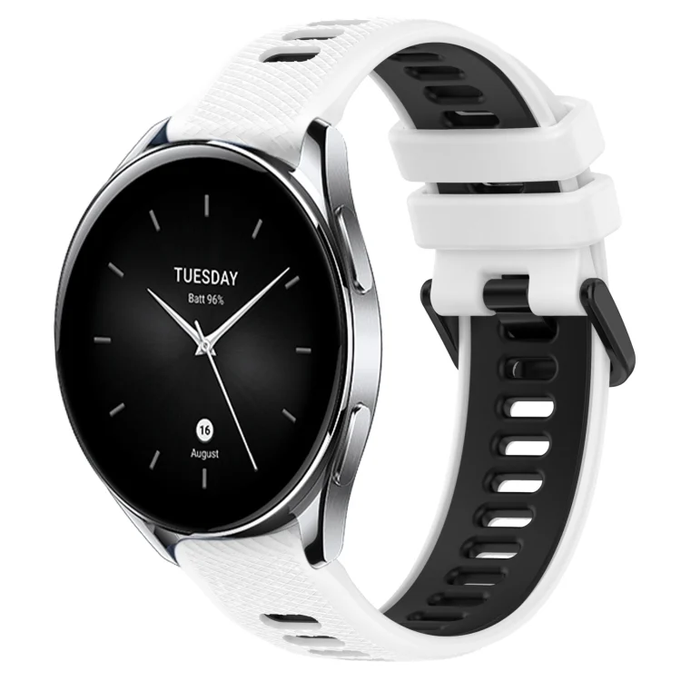 22mm Sports Two-Color Silicone Watch Band