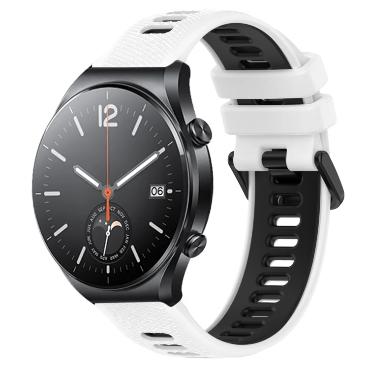 22mm Sports Two-Color Silicone Watch Band