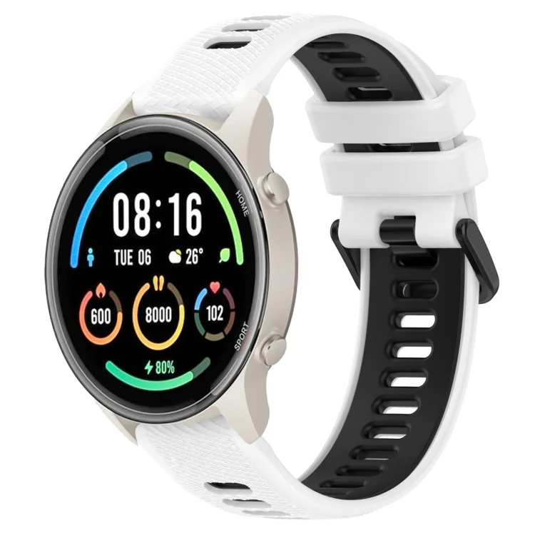 22mm Sports Two-Color Silicone Watch Band
