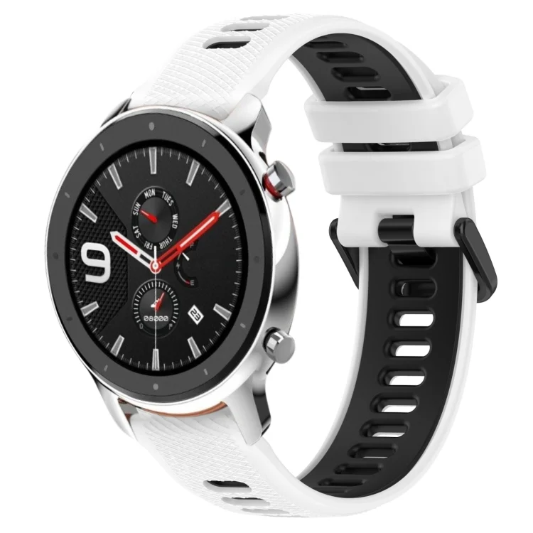 22MM Sports Two-Color Silicone Watch Band