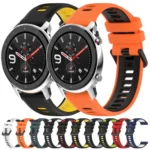22MM Sports Two-Color Silicone Watch Band - Image 2