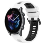 22MM Sports Two-Color Silicone Watch Band