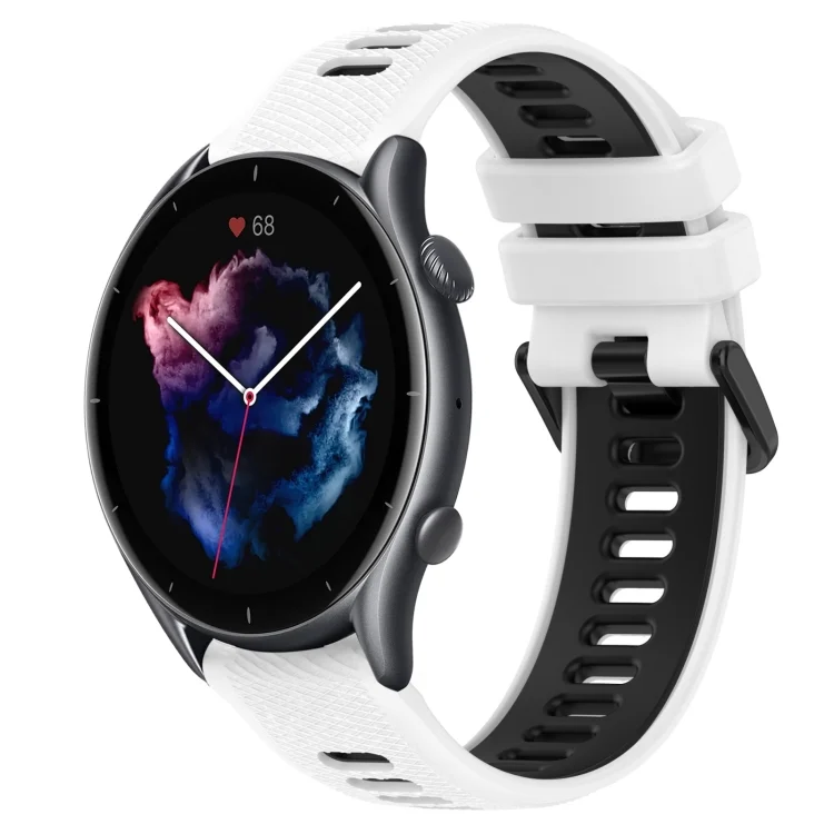 22MM Sports Two-Color Silicone Watch Band