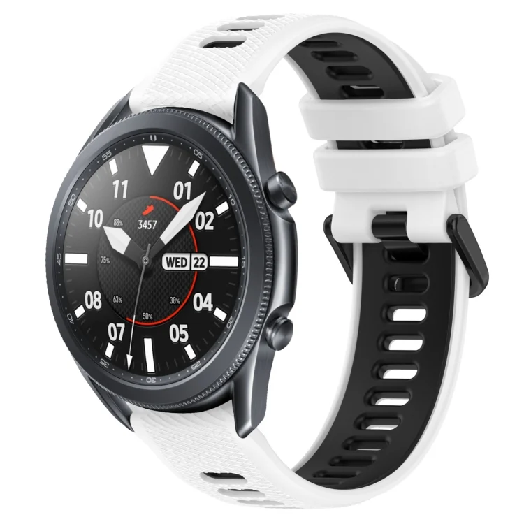 22mm Sports Two-Color Silicone Watch Band
