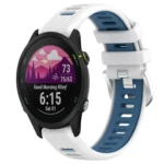18mm Sports Two-Color Steel Buckle Silicone Watch Band