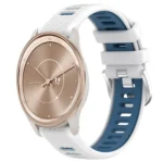 20mm Sports Two-Color Steel Buckle Silicone Watch Band