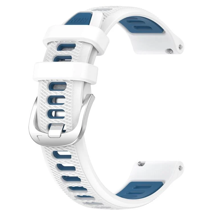 SYA002190001A_1.webp 20mm Cross Texture Two Color Silicone Steel Buckle Watch Band - Image 8