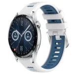 20mm Sports Two-Color Steel Buckle Silicone Watch Band