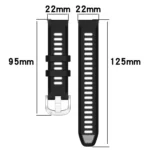 22mm Sports Two-Color Steel Buckle Silicone Watch Band - Image 6