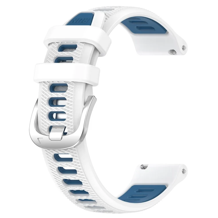 SYA002190401A_1.webp 22mm Cross Texture Two Color Silicone Steel Buckle Watch Band - Image 8