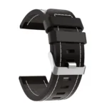 26mm Sewing Leather Steel Buckle Watch Band - Image 6