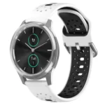 20mm Breathable Two-Color Silicone Watch Band