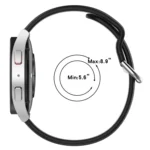 20mm Breathable Two-Color Silicone Watch Band - Image 6