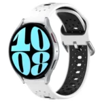 20mm Breathable Two-Color Silicone Watch Band