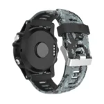 26mm Camouflage Printed Silicone Watch Band - Image 7