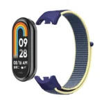 For Xiaomi Mi Band 8 ENKAY Hat-Prince 2 in 1 Set Full Coverage Screen Protector + Nylon Velcro Loop Watch Band - Image 2