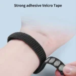 For Xiaomi Mi Band 8 ENKAY Hat-Prince 2 in 1 Set Full Coverage Screen Protector + Nylon Velcro Loop Watch Band - Image 3