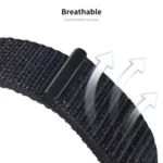 For Xiaomi Mi Band 8 ENKAY Hat-Prince 2 in 1 Set Full Coverage Screen Protector + Nylon Velcro Loop Watch Band - Image 4