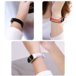 For Xiaomi Mi Band 8 ENKAY Hat-Prince 2 in 1 Set Full Coverage Screen Protector + Nylon Velcro Loop Watch Band - Image 5