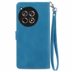 Embossed Flower Zipper Leather Phone Case, For OnePlus 12R, For OnePlus 12, For One Plus Ace 2V - Image 4