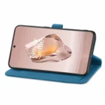 Embossed Flower Zipper Leather Phone Case, For OnePlus 12R, For OnePlus 12, For One Plus Ace 2V - Image 6