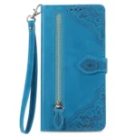 Embossed Flower Zipper Leather Phone Case, For OnePlus Nord 4, For OnePlus Nord CE 4, For OnePlus Nord N30 SE, For OnePlus Ace 3 - Image 3