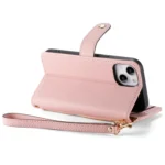 Love Zipper Lanyard Leather Phone Case, For iPhone 7 / 8 / SE 2022, For iPhone 12 / 12 Pro, For iPhone X / XS - Image 6