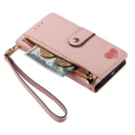 Love Zipper Lanyard Leather Phone Case, For iPhone 7 / 8 / SE 2022, For iPhone 12 / 12 Pro, For iPhone X / XS - Image 7