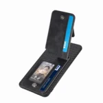 Carbon Fiber Vertical Flip Zipper Phone Case, For Redmi 10C, For Redmi 10, For Redmi Note 11 4G, For Redmi Note 11T Pro 5G - Image 7