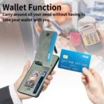 Carbon Fiber Vertical Flip Zipper Phone Case, For Redmi 10C, For Redmi 10, For Redmi Note 11 4G, For Redmi Note 11T Pro 5G - Image 3