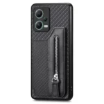 Carbon Fiber Horizontal Flip Zipper Wallet Phone Case, For Redmi Note 12 5G, For Redmi Note 11T Pro 5G, For Redmi Note 10 4G - Image 6