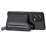 Carbon Fiber Horizontal Flip Zipper Wallet Phone Case, For Redmi Note 12 5G, For Redmi Note 11T Pro 5G, For Redmi Note 10 4G - Image 7
