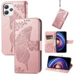 Butterfly Love Flower Embossed Leather Phone Case, For Xiaomi Redmi Note 12R, For Xiaomi 13T