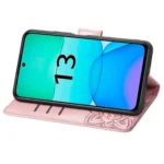 Butterfly Love Flower Embossed Leather Phone Case, For Xiaomi Redmi 13 4G, For Xiaomi Redmi Turbo 3 5G - Image 6